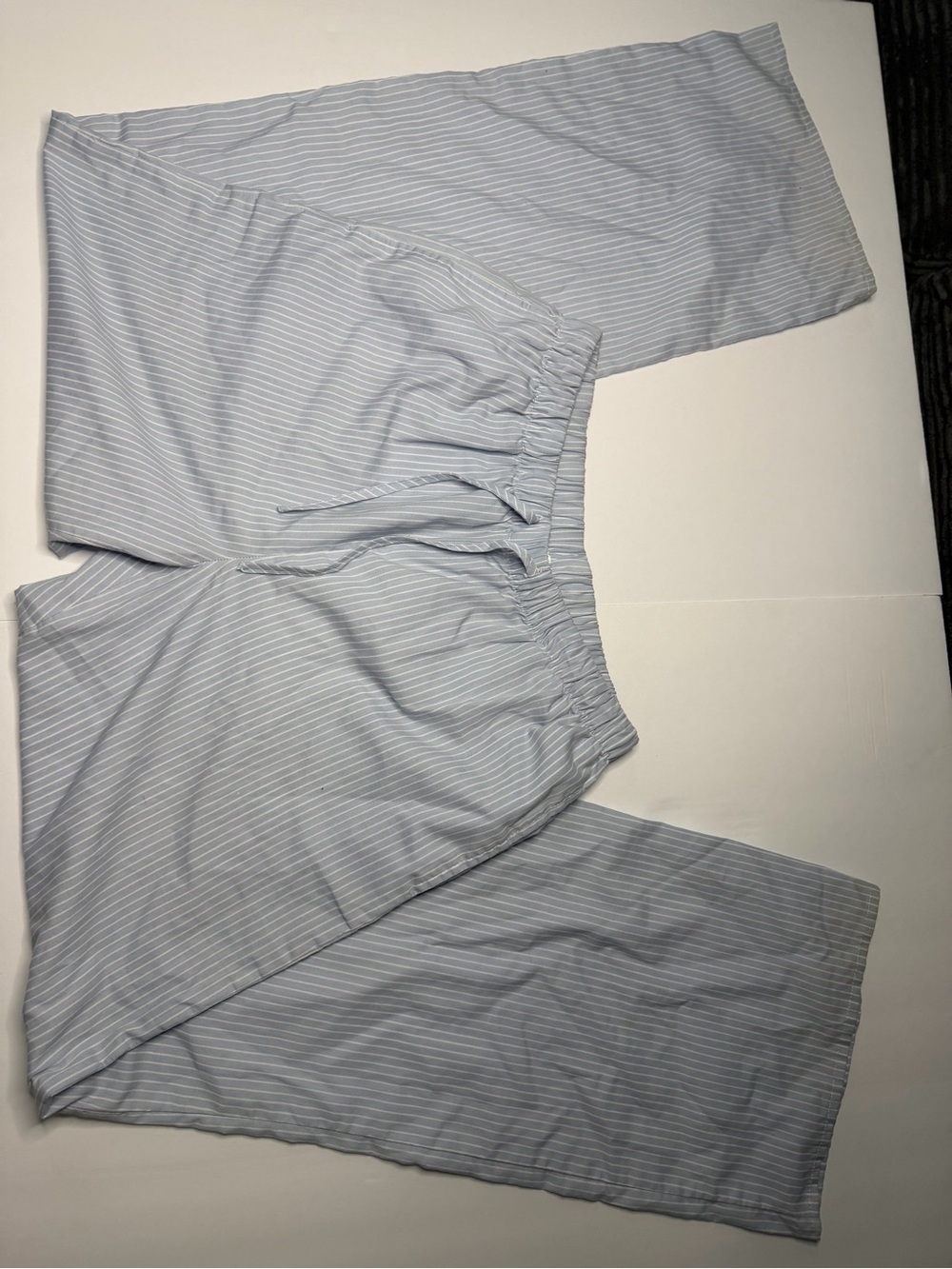 Light Blue Pinstripe Jogger Pants